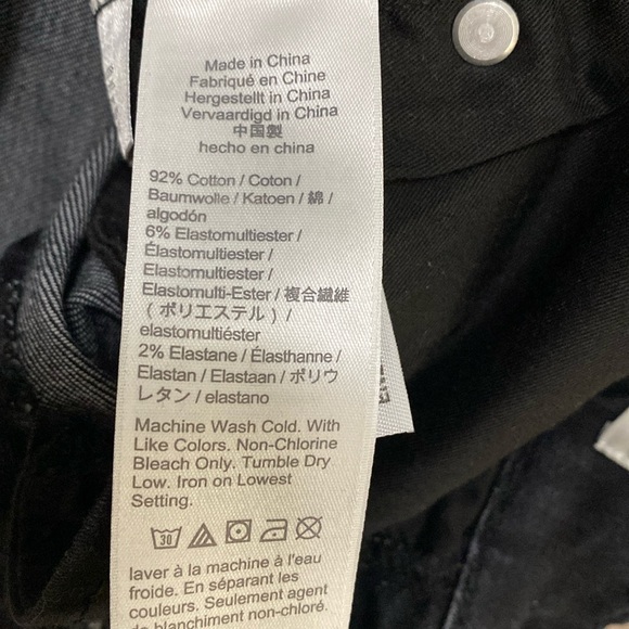 J.Crew Billie Demi Boot Crop Jeans. Sz 26. Black. Button Fly. Great condition! - Picture 5 of 9